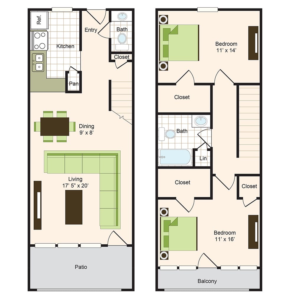 Floor plan 14 | Memorial Apartments Near City Centre